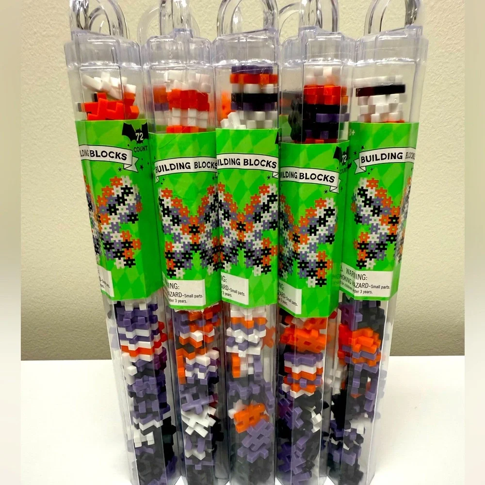 New Target Bullseye Playground Set of 10 Hashtag Building Blocks Halloween Color